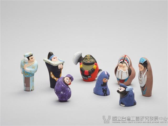 泥人張泥偶(八件) 藏品圖，第1張