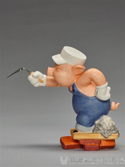 小紅豬砌磚/三隻小豬藏品圖，第4張