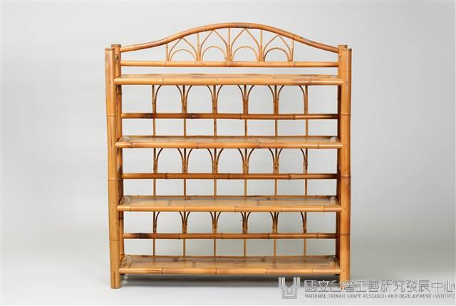 顏水龍竹製三層架藏品圖，第1張