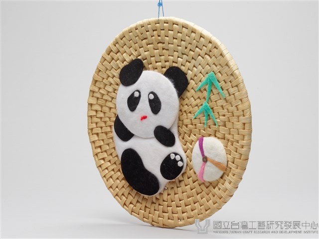 貓熊草編掛飾藏品圖，第2張
