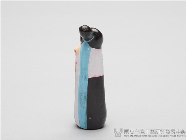 泥人張泥偶(一盒八個)-長笛女藏品圖，第3張