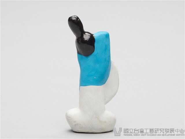 泥人張泥偶(一盒八個)-執扇仕女藏品圖，第3張