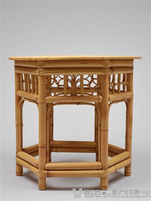 竹製六角桌藏品圖，第4張