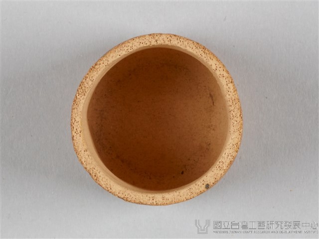 宜興陶仿竹茶具組-茶杯藏品圖，第3張