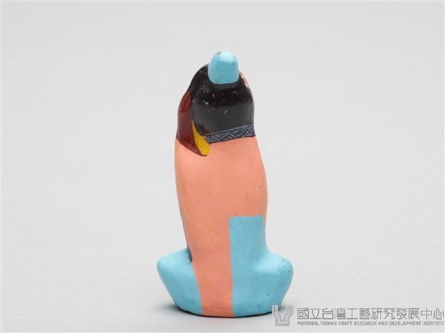 泥人張泥偶(一盒八個)-彈琵琶仕女藏品圖，第3張