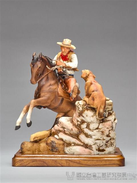 酒瓶系列：牛仔騎馬/山獅藏品圖，第3張