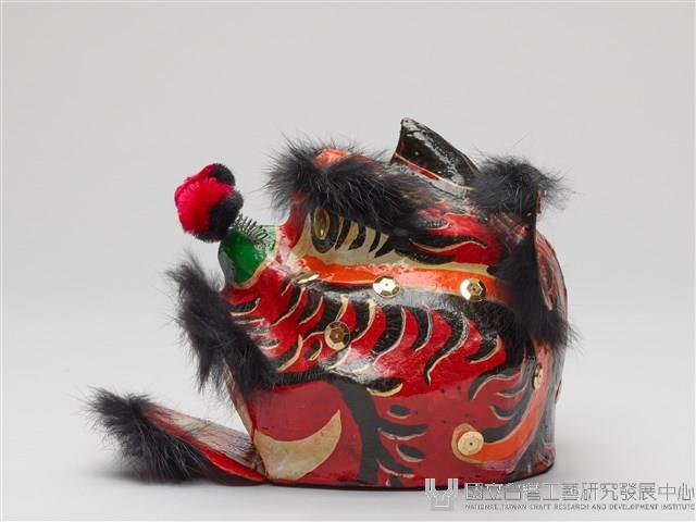 黑角紅獅獅頭(小)藏品圖，第3張