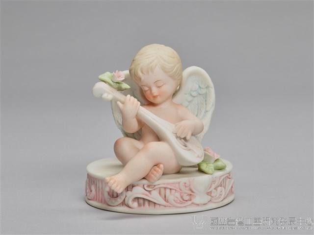 天使/魯特琴(蠟燭台)藏品圖，第3張