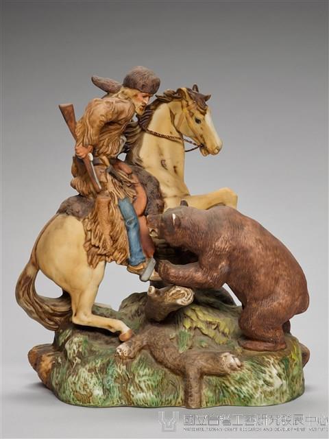 獵人騎馬獵熊藏品圖，第3張