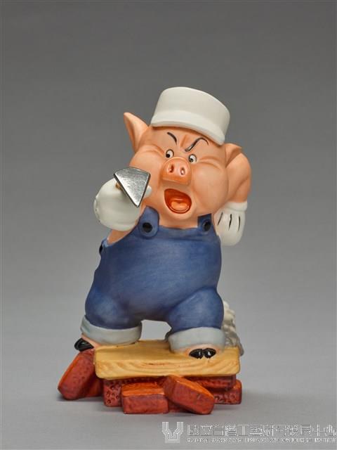 小紅豬砌磚/三隻小豬藏品圖，第3張