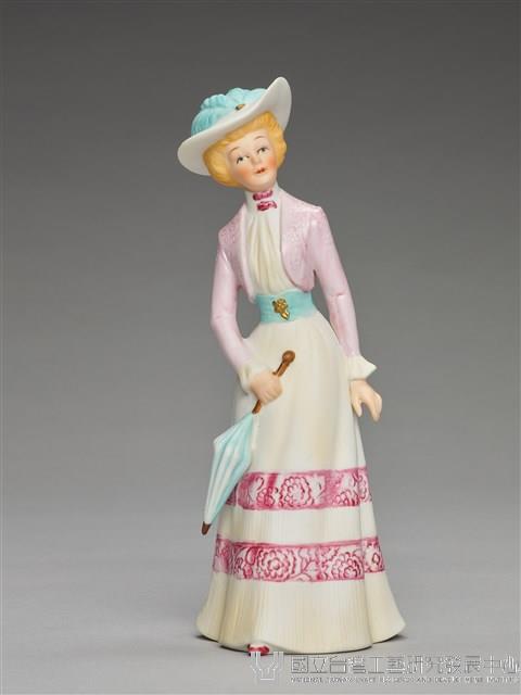 歐洲持傘淑女藏品圖，第3張