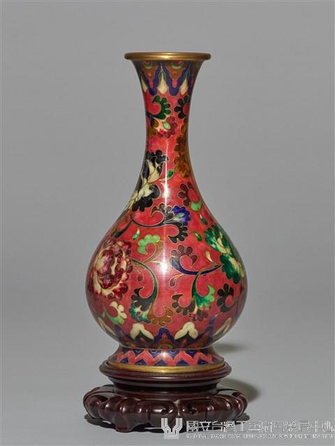 牡丹紋瓶藏品圖，第2張