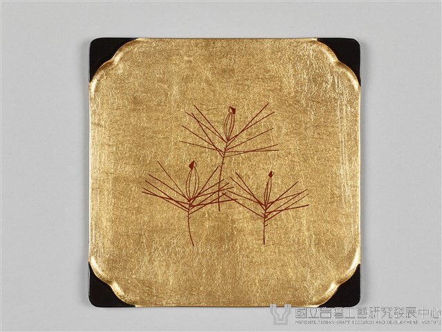 松葉漆盤藏品圖，第3張