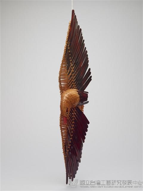 竹編染色老鷹藏品圖，第2張