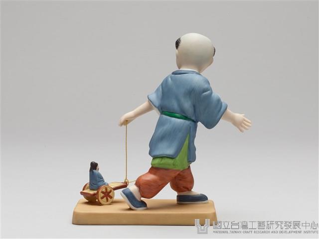 嬰戲陶偶(六之二)拉孔明車藏品圖，第3張
