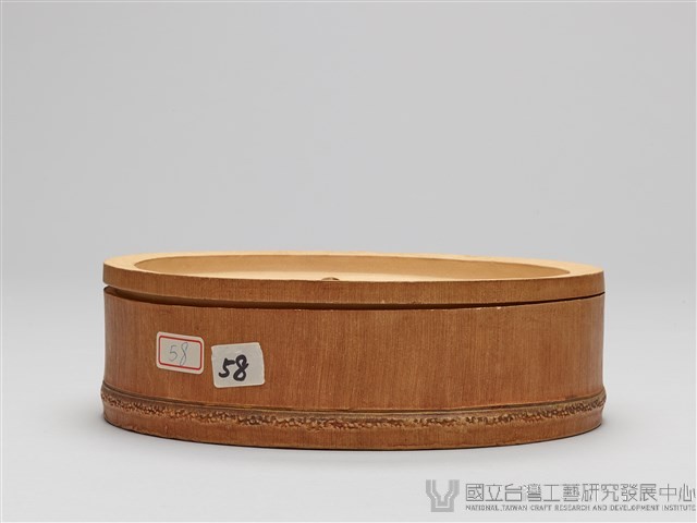 宜興陶仿竹茶具組-茶盤藏品圖，第4張