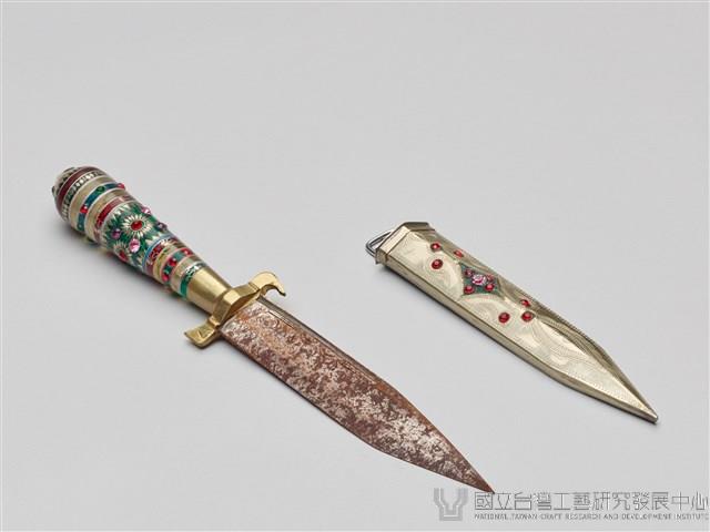 英吉沙小刀(兩把)-刀(含套)藏品圖，第4張