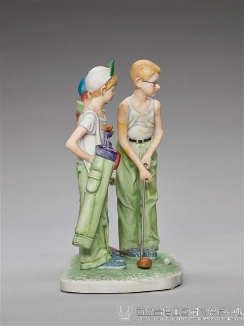 四個少年打高爾夫球藏品圖，第6張