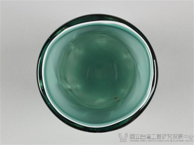 雕花綠琉璃花瓶藏品圖，第5張