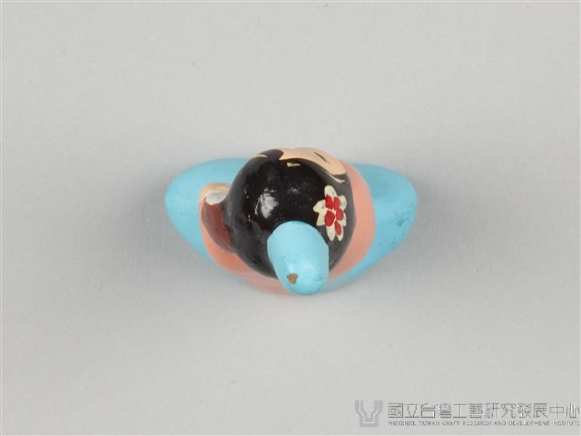 泥人張泥偶(一盒八個)-彈琵琶仕女藏品圖，第6張