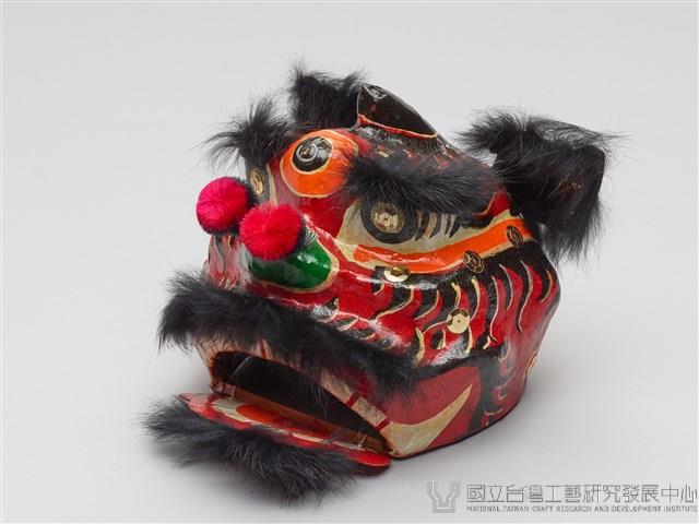 黑角紅獅獅頭(小)藏品圖，第1張