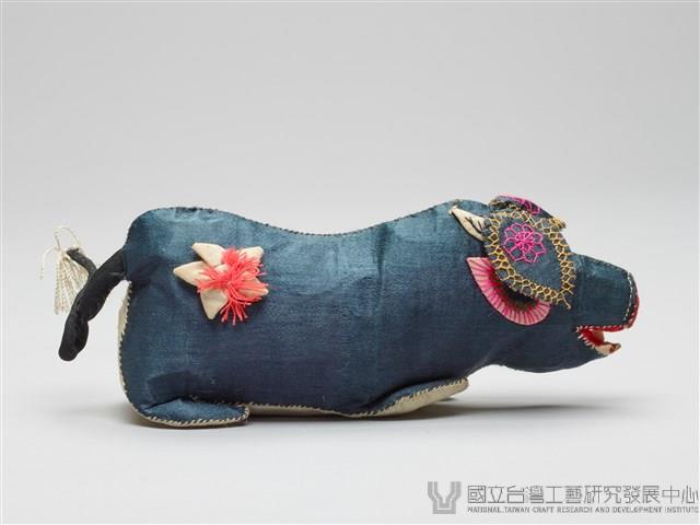 黑豬形童枕藏品圖，第5張