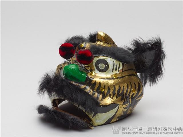 金角棕獅獅頭(小)藏品圖，第1張