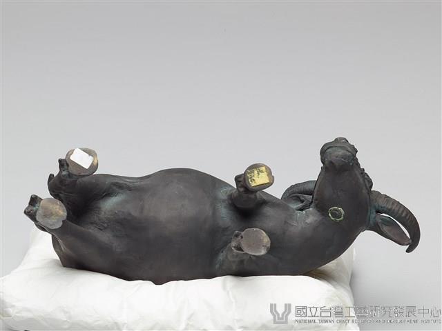 水牛(一)-(四)-頭朝右的牛藏品圖，第6張