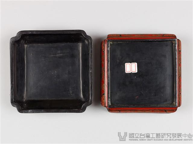 倭角方形漆盒藏品圖，第9張
