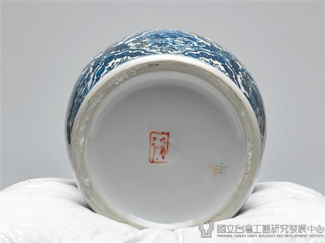 青花描金將軍罐藏品圖，第9張