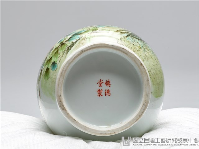 琺瑯彩花鳥紋燈籠瓶藏品圖，第7張