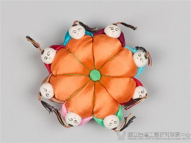 童子抱南瓜針扎藏品圖，第1張