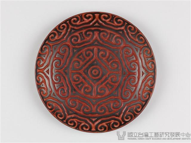 雕漆圓扁盒藏品圖，第4張