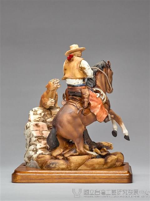 酒瓶系列：牛仔騎馬/山獅藏品圖，第5張
