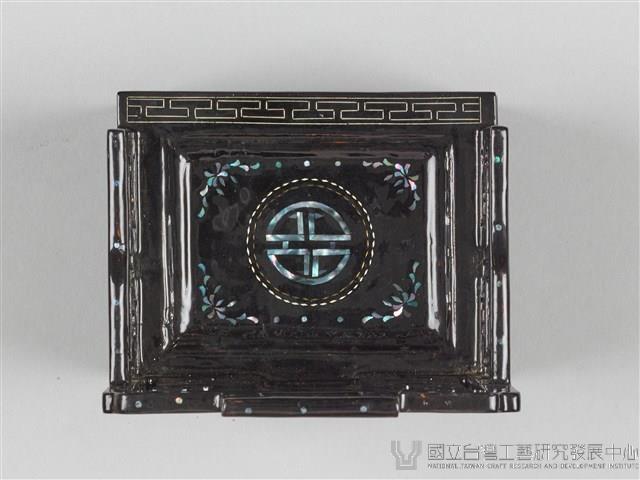 螺細漆椅形茶几擺設(三件)-椅子藏品圖，第5張