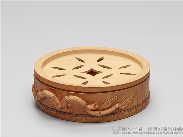 宜興陶仿竹茶具組-茶盤藏品圖，第1張