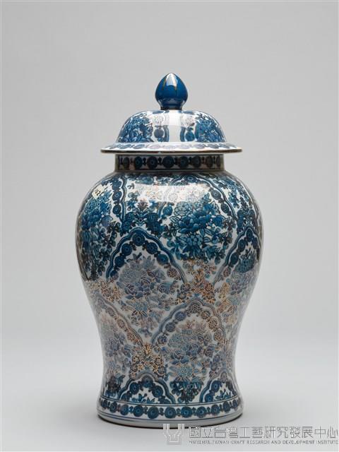 青花描金將軍罐藏品圖，第4張