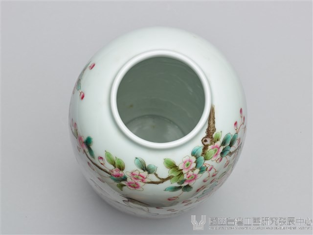 琺瑯彩花鳥紋燈籠瓶藏品圖，第6張