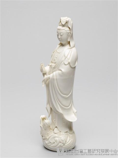 德化窯白瓷觀音立像藏品圖，第7張