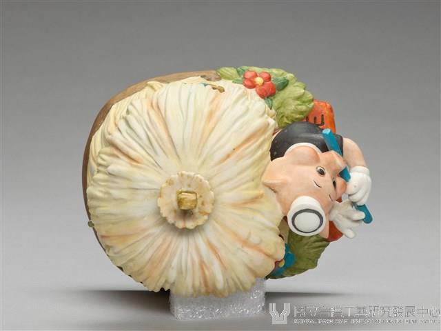 小紅豬吹笛子/三隻小豬（音樂盒）藏品圖，第7張