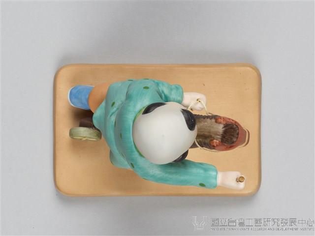 嬰戲陶偶(六之三)騎木馬藏品圖，第7張