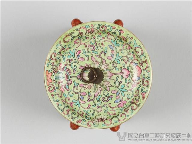 琺瑯彩圓形多層套盒藏品圖，第7張