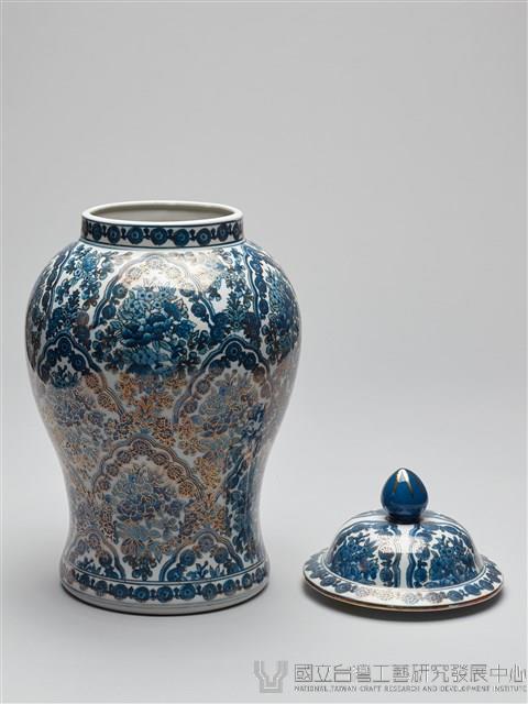 青花描金將軍罐藏品圖，第6張