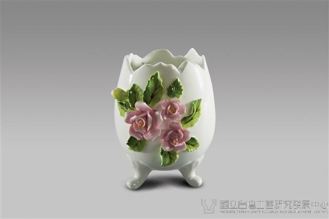蛋殼杯/紅粉玫瑰藏品圖，第1張