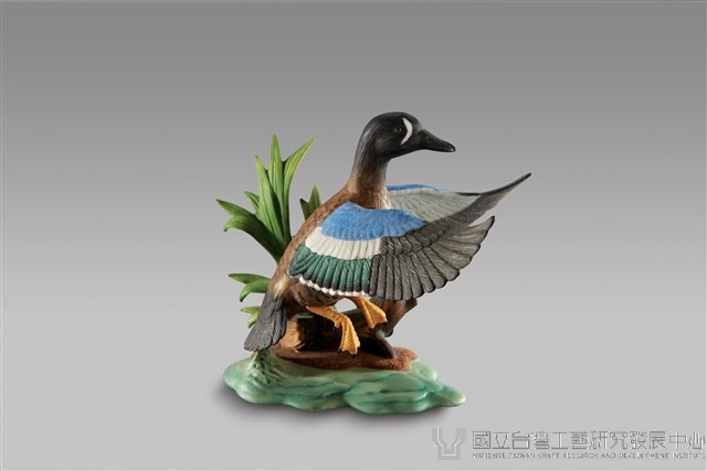 飛鳥系列：野鴨/雙翅前展藏品圖，第1張