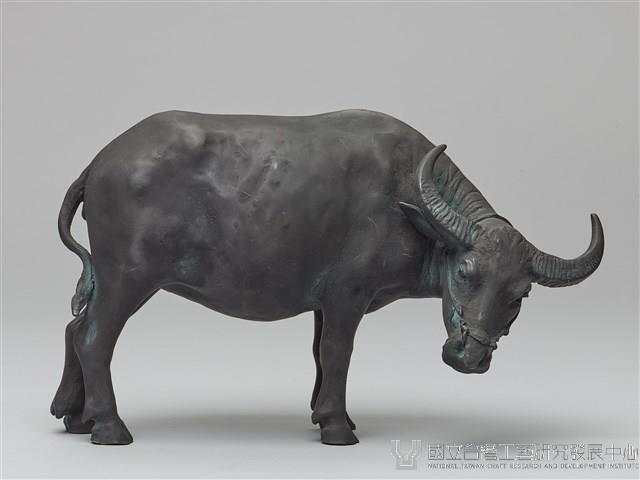 水牛(一)-(四)-頭朝右的牛藏品圖，第1張