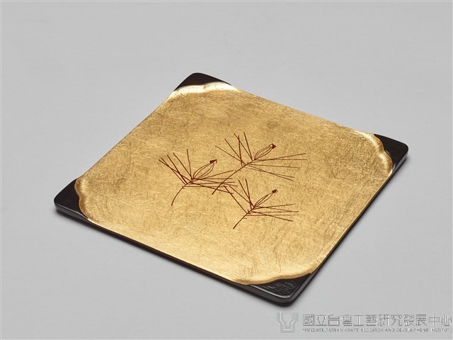 松葉漆盤藏品圖，第1張
