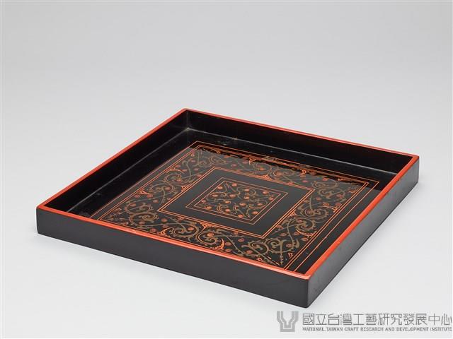 方形漆盤(大)藏品圖，第1張