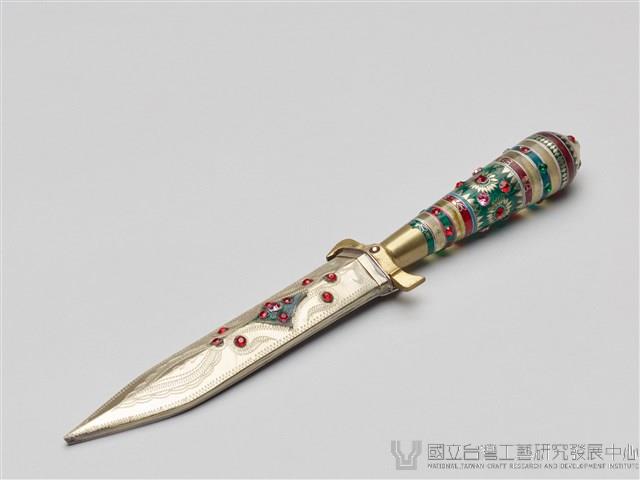 英吉沙小刀(兩把)-刀(含套)藏品圖，第2張