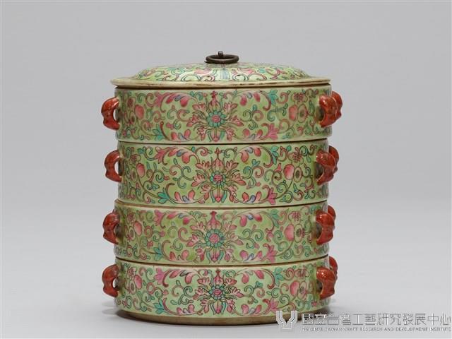 琺瑯彩圓形多層套盒藏品圖，第2張